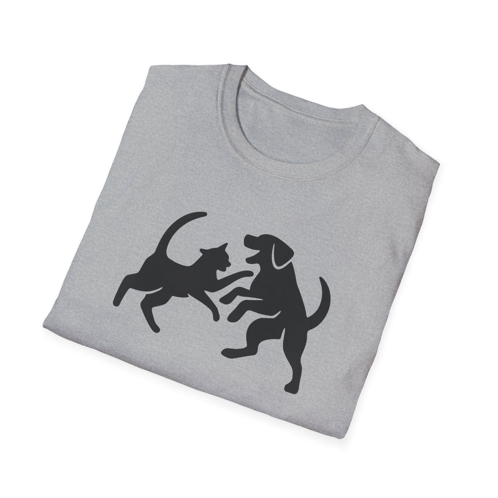 Cat and dog fight T-Shirt