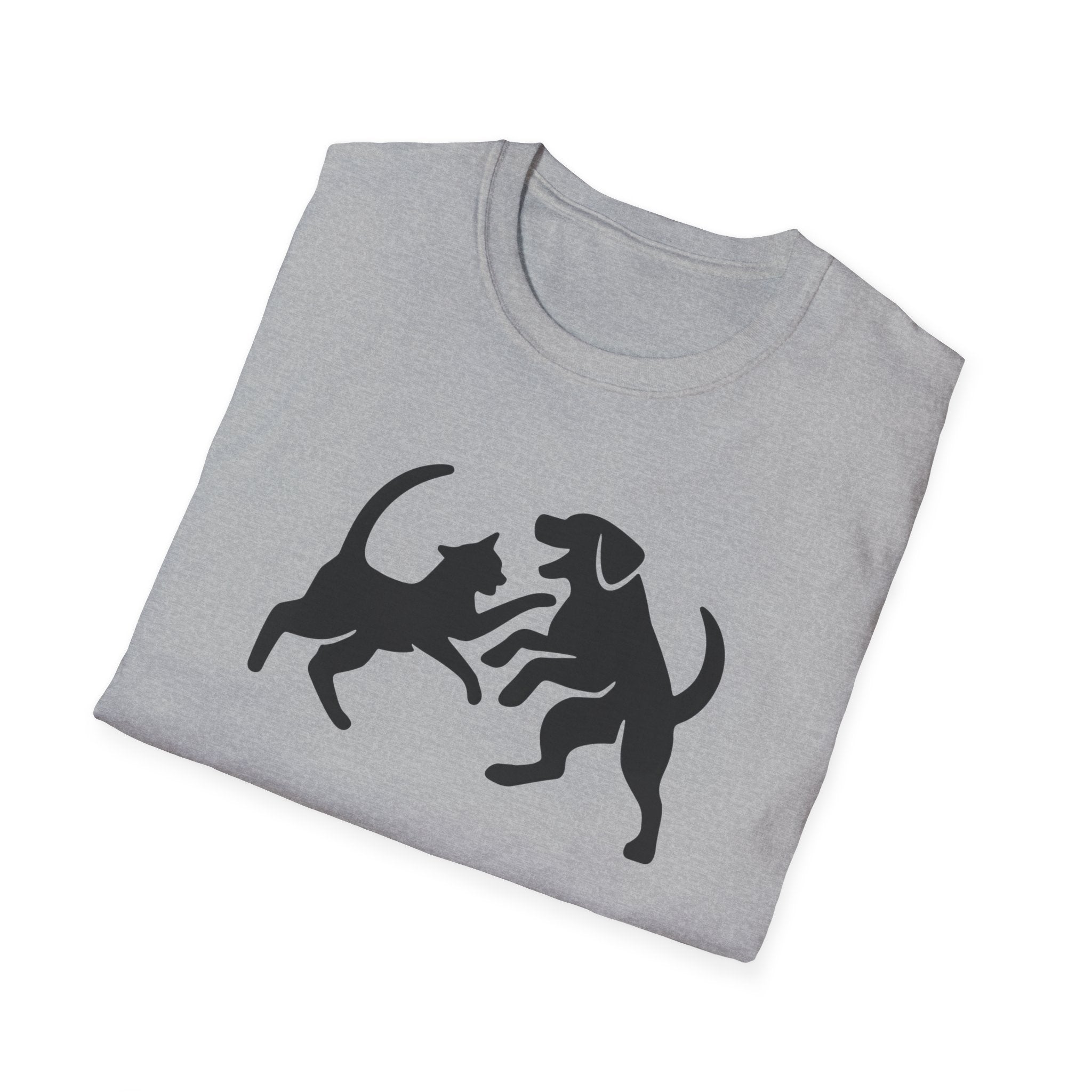 Cat and dog fight T-Shirt