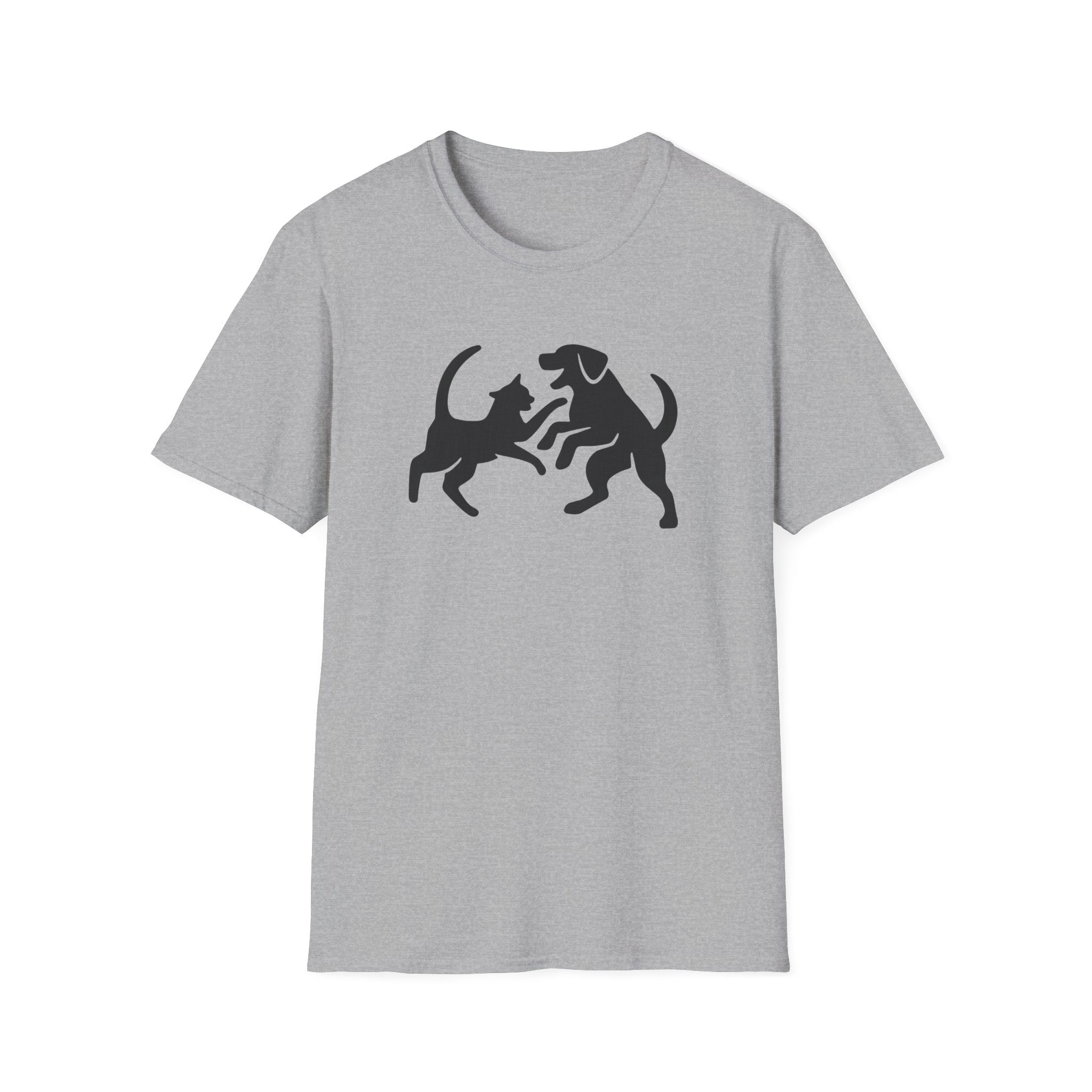 Cat and dog fight T-Shirt