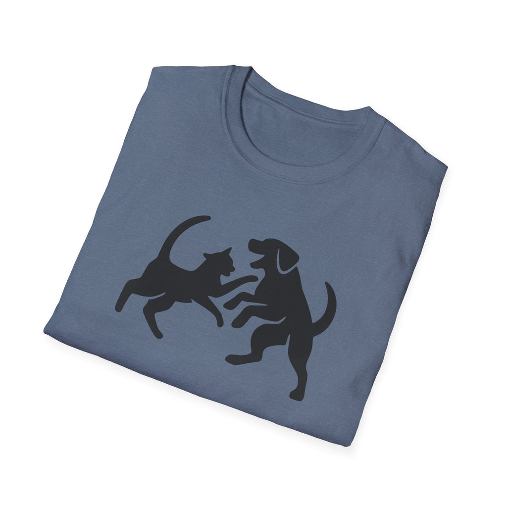 Cat and dog fight T-Shirt