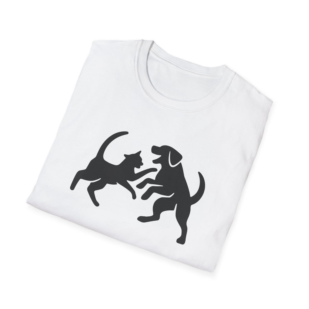 Cat and dog fight T-Shirt